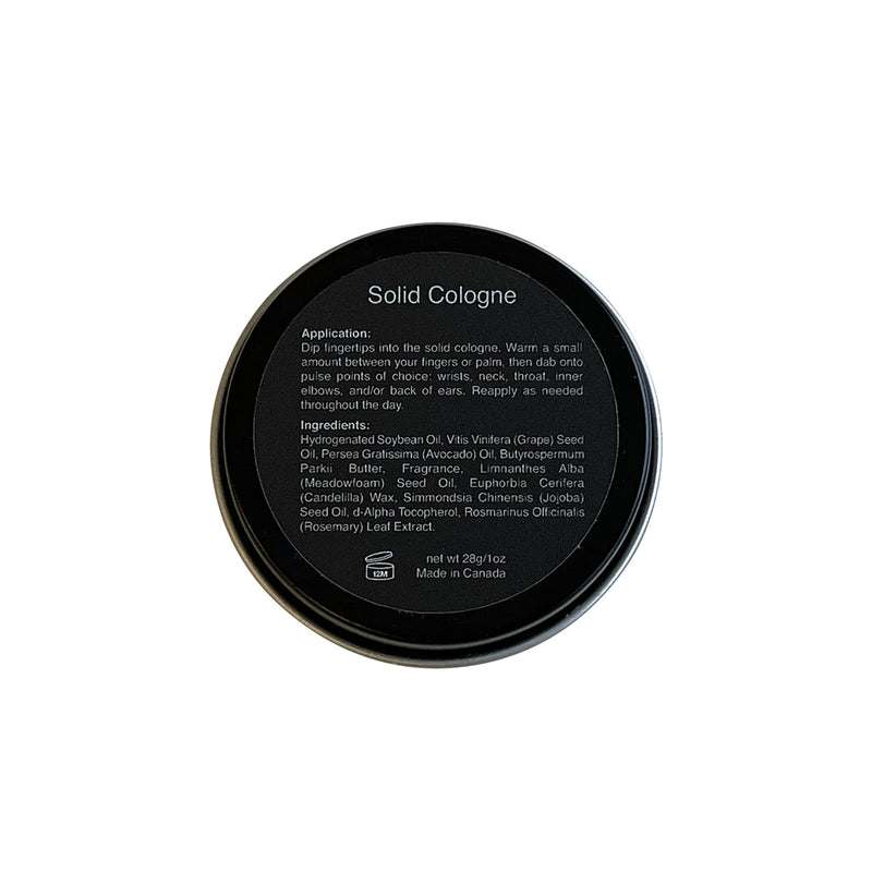 Cedar Tobacco Solid Cologne - Cedar Tobacco - Foxx Skincare