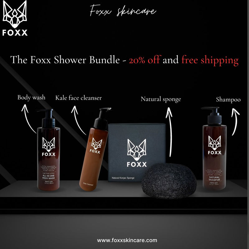 The Shower Bundle!! Big discounts and Free Shipping! - Foxx Skincare